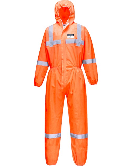 Portwest ST36 - VisTex SMS Coverall Type 5/6 - Case of 50 Disposable Items